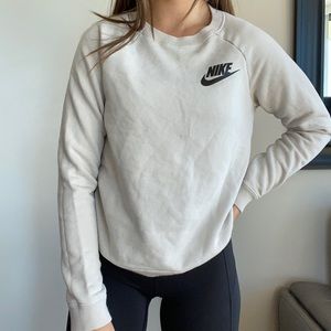 Beige Nike Crewneck